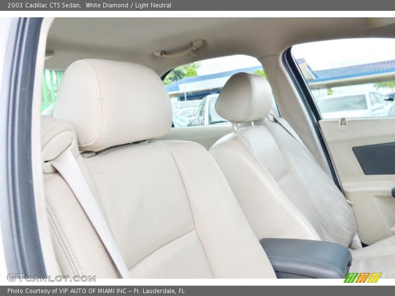 White Diamond / Light Neutral 2003 Cadillac CTS Sedan