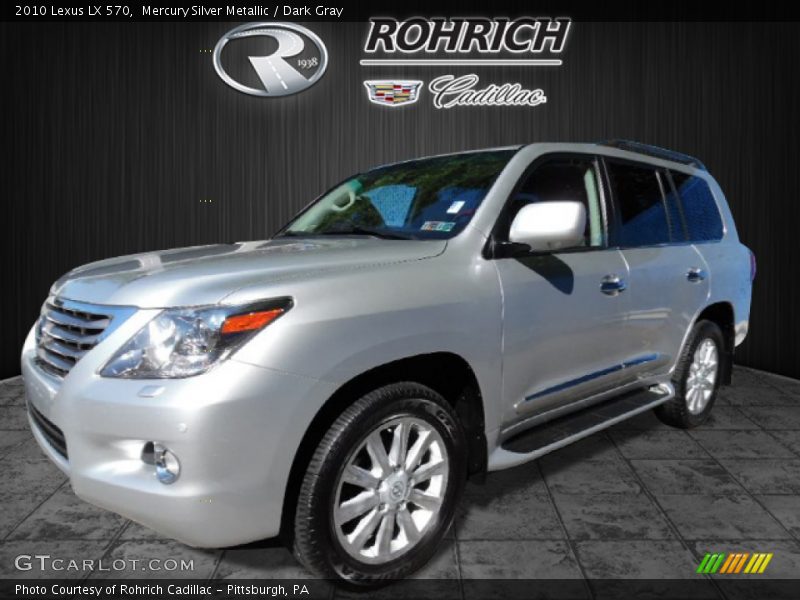 Mercury Silver Metallic / Dark Gray 2010 Lexus LX 570