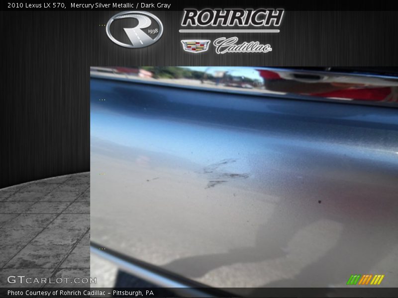 Mercury Silver Metallic / Dark Gray 2010 Lexus LX 570