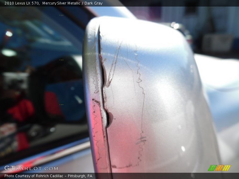Mercury Silver Metallic / Dark Gray 2010 Lexus LX 570