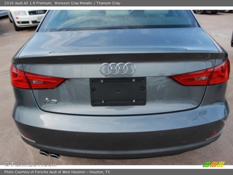 Monsoon Gray Metallic / Titanium Gray 2016 Audi A3 1.8 Premium