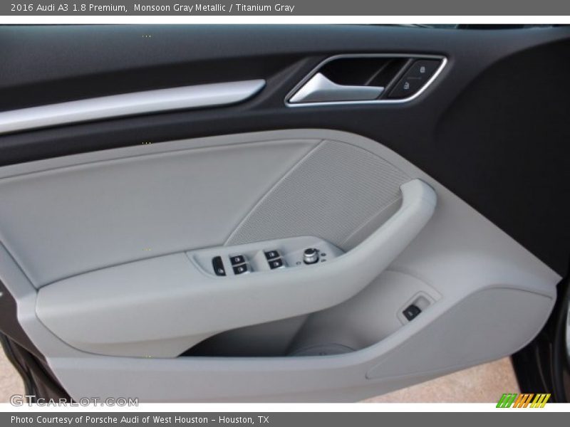 Monsoon Gray Metallic / Titanium Gray 2016 Audi A3 1.8 Premium