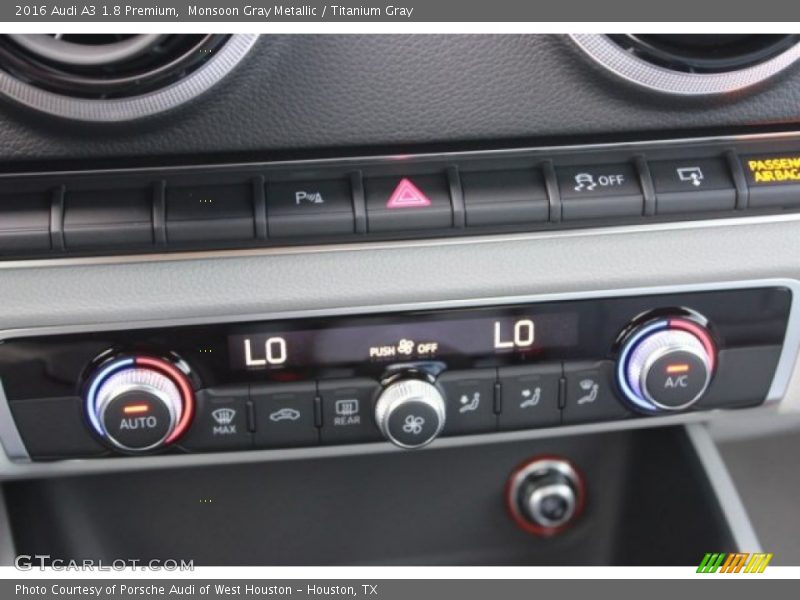 Monsoon Gray Metallic / Titanium Gray 2016 Audi A3 1.8 Premium