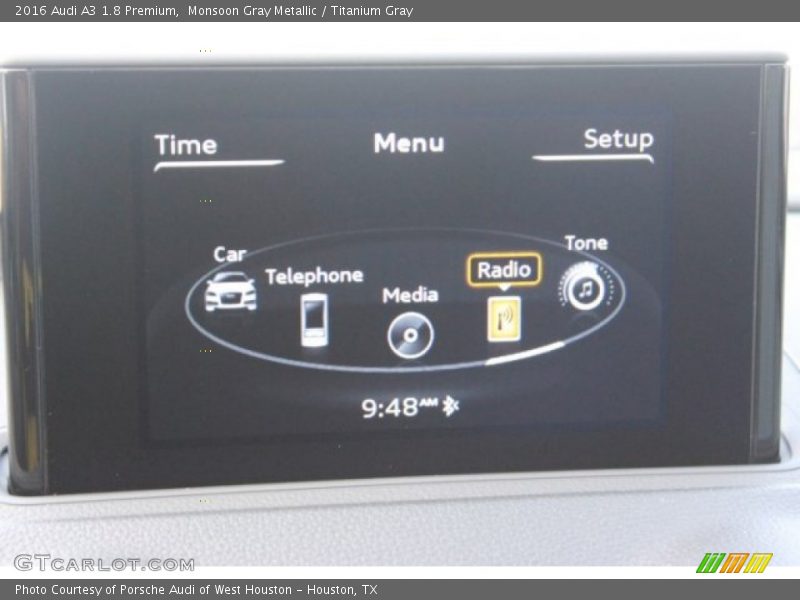 Monsoon Gray Metallic / Titanium Gray 2016 Audi A3 1.8 Premium