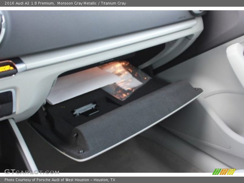Monsoon Gray Metallic / Titanium Gray 2016 Audi A3 1.8 Premium