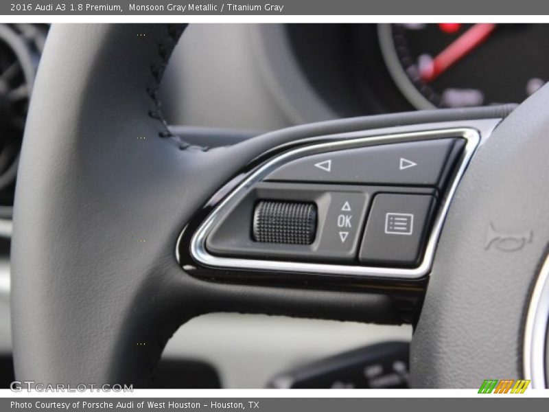 Monsoon Gray Metallic / Titanium Gray 2016 Audi A3 1.8 Premium