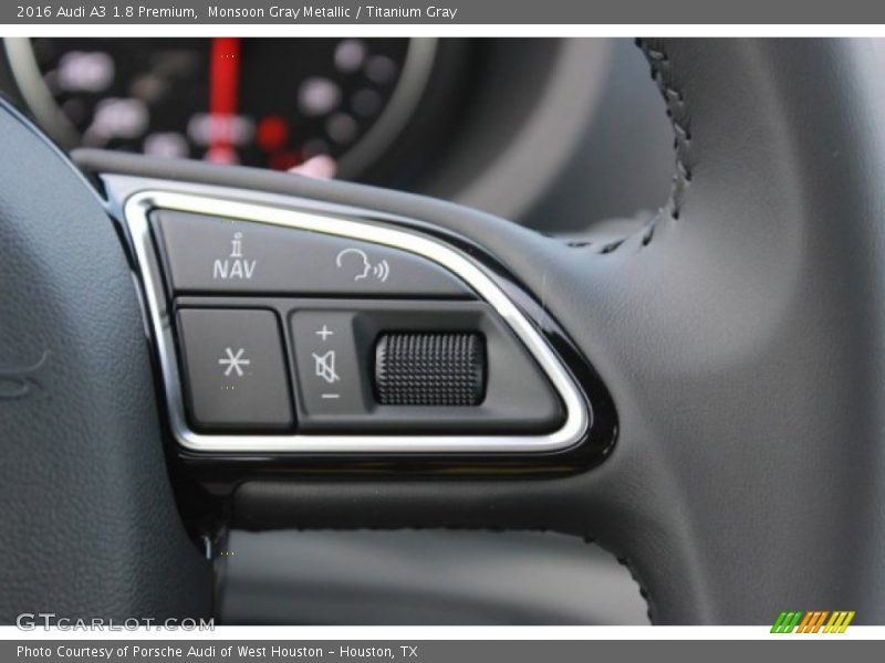 Monsoon Gray Metallic / Titanium Gray 2016 Audi A3 1.8 Premium