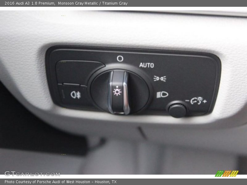 Monsoon Gray Metallic / Titanium Gray 2016 Audi A3 1.8 Premium