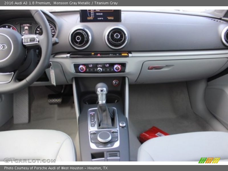 Monsoon Gray Metallic / Titanium Gray 2016 Audi A3 1.8 Premium