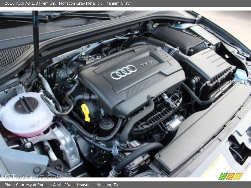 Monsoon Gray Metallic / Titanium Gray 2016 Audi A3 1.8 Premium