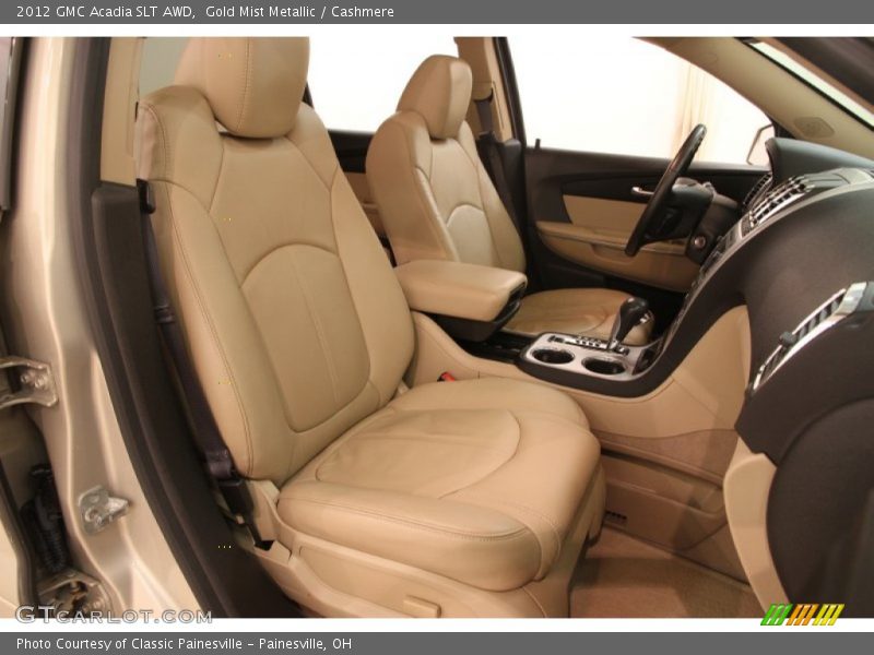 Gold Mist Metallic / Cashmere 2012 GMC Acadia SLT AWD