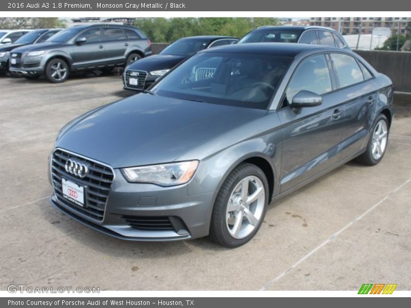Monsoon Gray Metallic / Black 2016 Audi A3 1.8 Premium