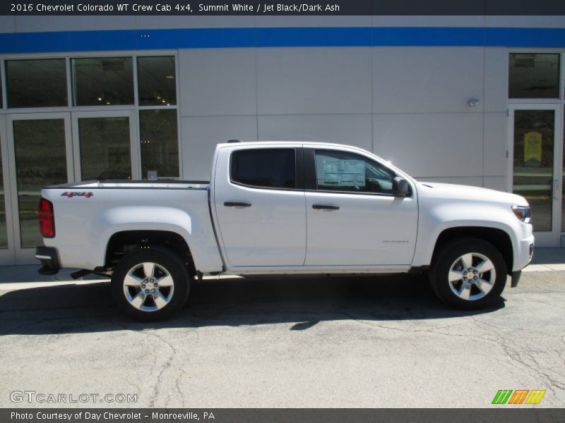Summit White / Jet Black/Dark Ash 2016 Chevrolet Colorado WT Crew Cab 4x4