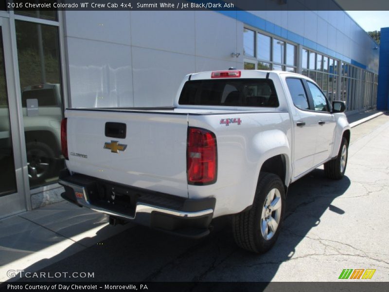 Summit White / Jet Black/Dark Ash 2016 Chevrolet Colorado WT Crew Cab 4x4