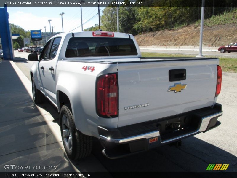 Summit White / Jet Black/Dark Ash 2016 Chevrolet Colorado WT Crew Cab 4x4