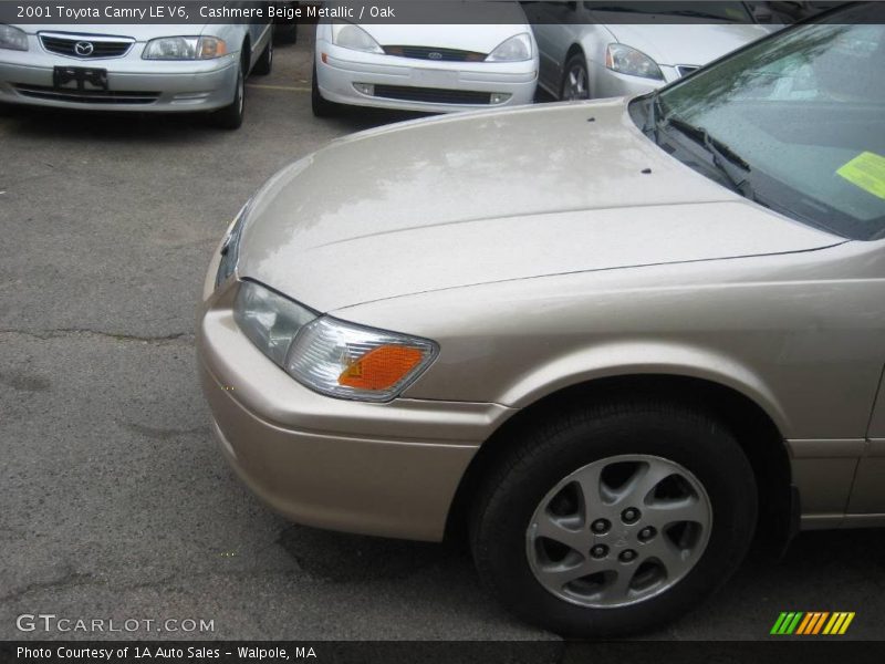 Cashmere Beige Metallic / Oak 2001 Toyota Camry LE V6