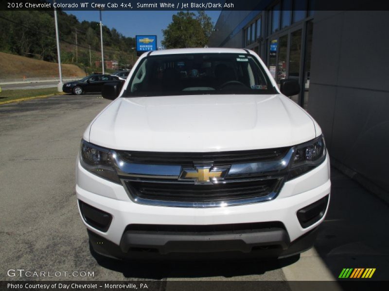 Summit White / Jet Black/Dark Ash 2016 Chevrolet Colorado WT Crew Cab 4x4
