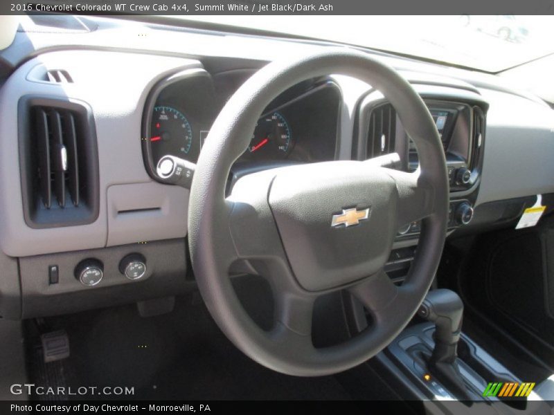 Summit White / Jet Black/Dark Ash 2016 Chevrolet Colorado WT Crew Cab 4x4