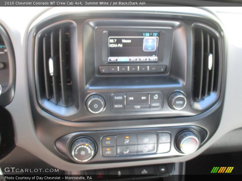 Summit White / Jet Black/Dark Ash 2016 Chevrolet Colorado WT Crew Cab 4x4