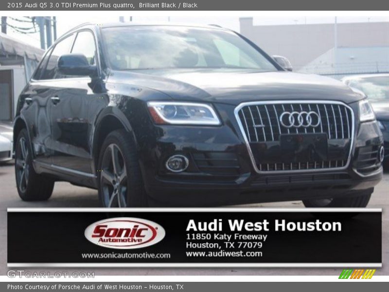 Brilliant Black / Black 2015 Audi Q5 3.0 TDI Premium Plus quattro