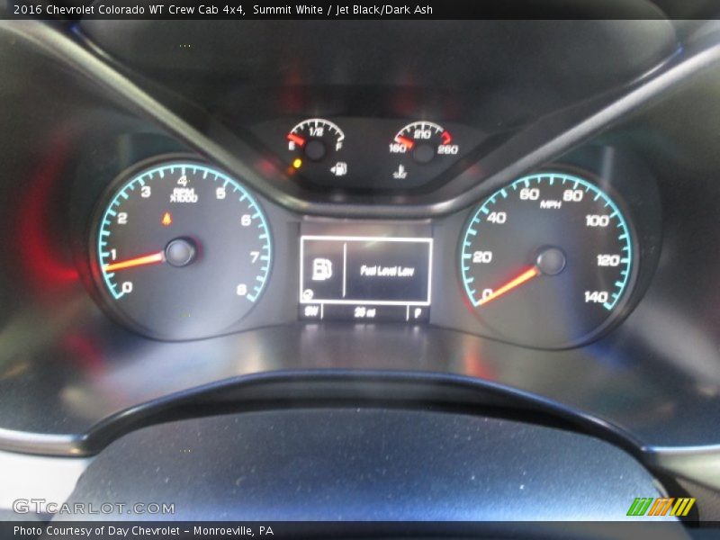 Summit White / Jet Black/Dark Ash 2016 Chevrolet Colorado WT Crew Cab 4x4