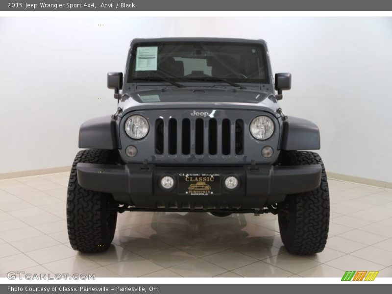 Anvil / Black 2015 Jeep Wrangler Sport 4x4