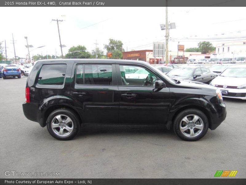 Crystal Black Pearl / Gray 2015 Honda Pilot EX-L 4WD