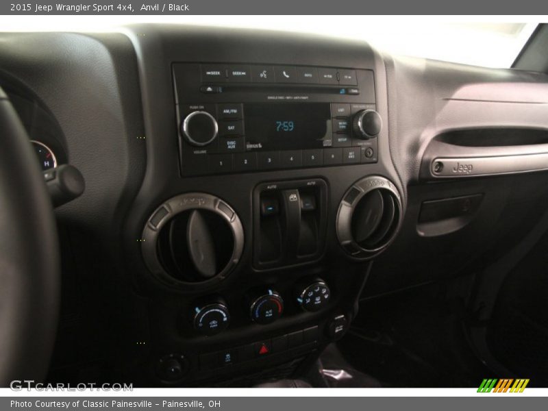 Anvil / Black 2015 Jeep Wrangler Sport 4x4