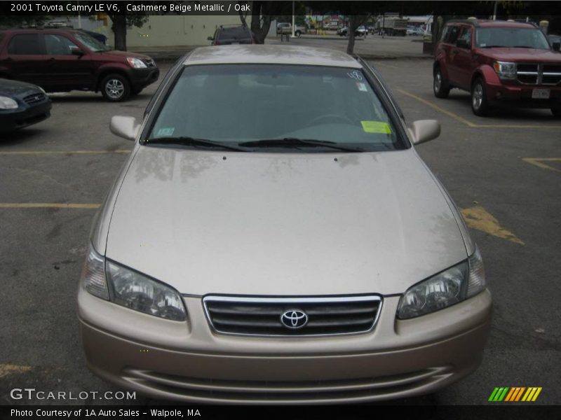 Cashmere Beige Metallic / Oak 2001 Toyota Camry LE V6