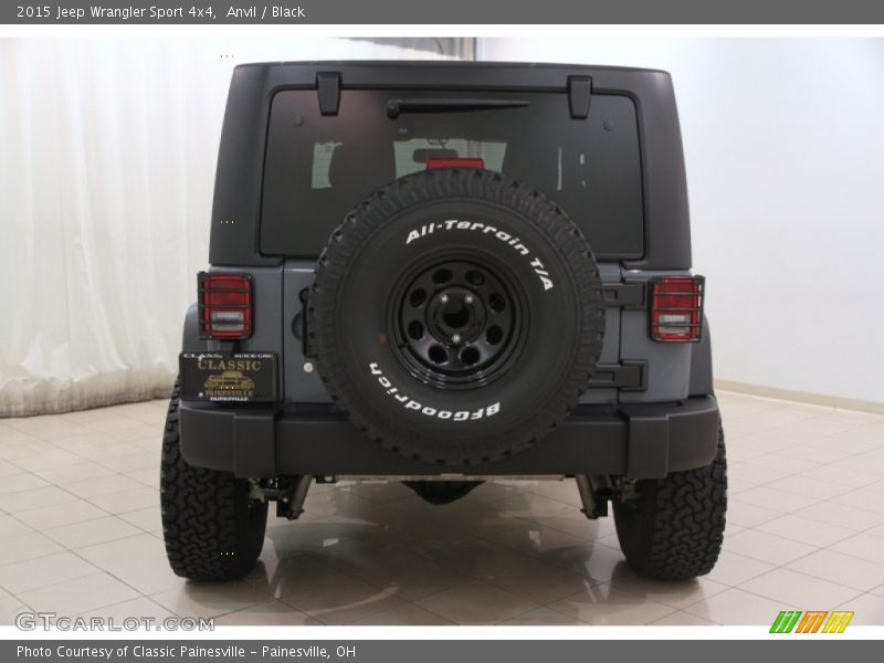 Anvil / Black 2015 Jeep Wrangler Sport 4x4