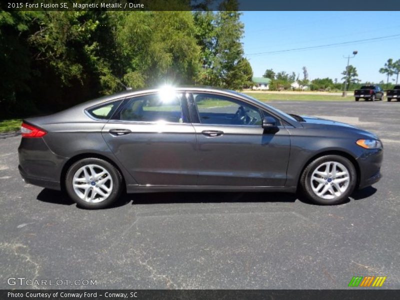 Magnetic Metallic / Dune 2015 Ford Fusion SE