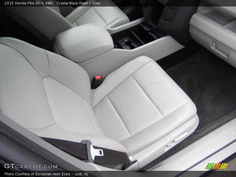 Crystal Black Pearl / Gray 2015 Honda Pilot EX-L 4WD