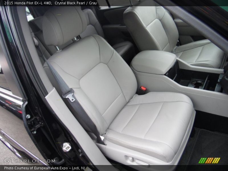 Crystal Black Pearl / Gray 2015 Honda Pilot EX-L 4WD