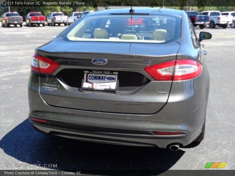 Magnetic Metallic / Dune 2015 Ford Fusion SE