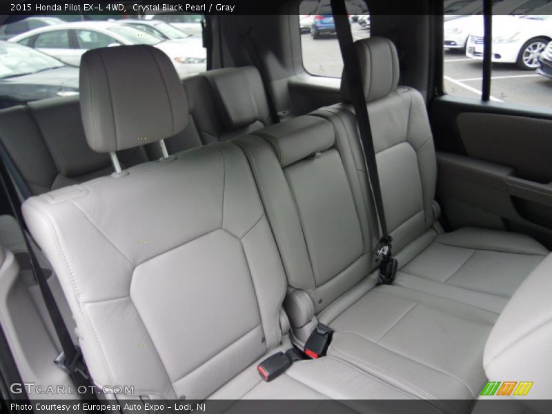 Crystal Black Pearl / Gray 2015 Honda Pilot EX-L 4WD