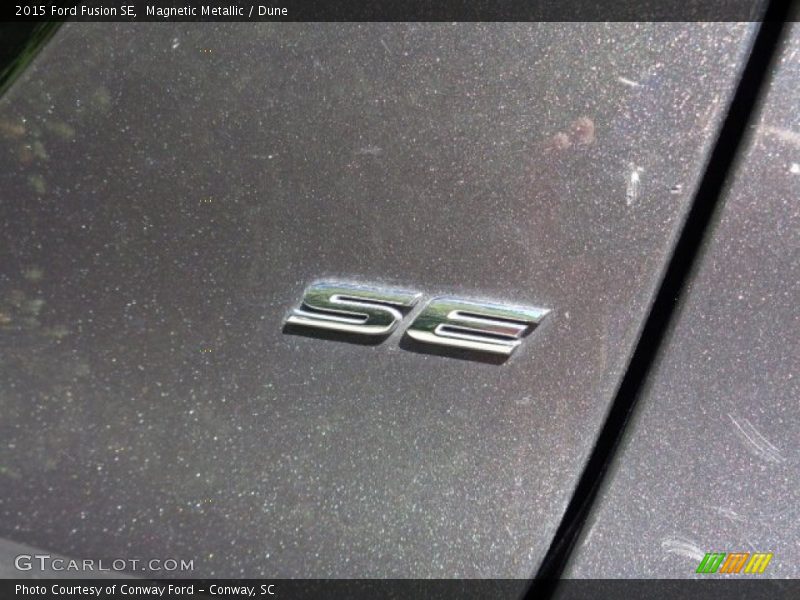Magnetic Metallic / Dune 2015 Ford Fusion SE