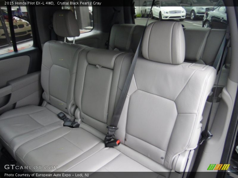 Crystal Black Pearl / Gray 2015 Honda Pilot EX-L 4WD