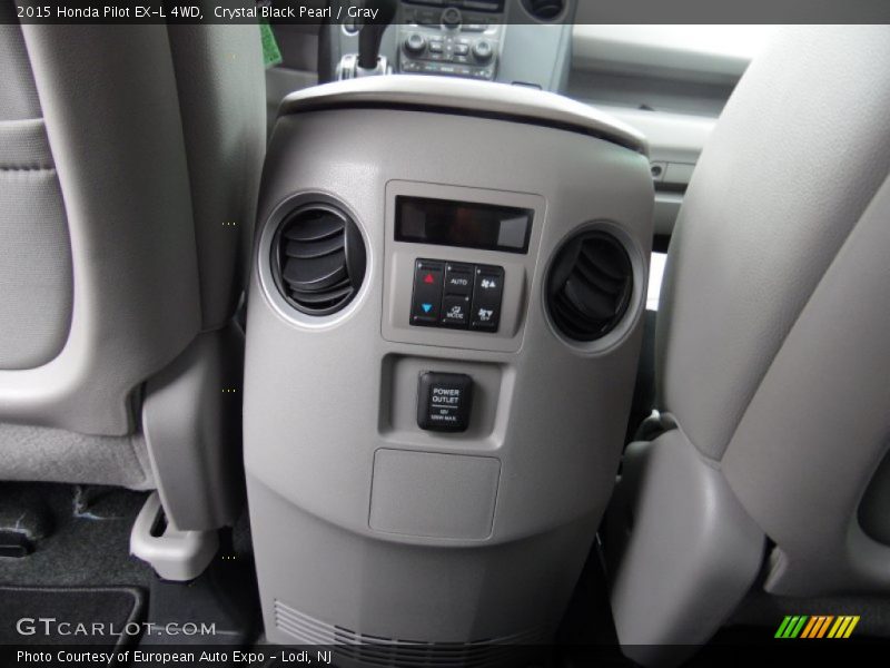 Crystal Black Pearl / Gray 2015 Honda Pilot EX-L 4WD