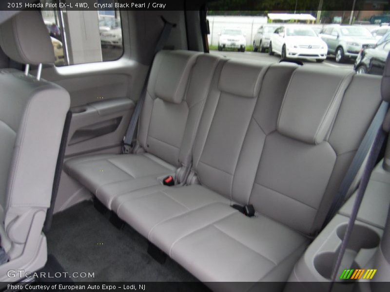 Crystal Black Pearl / Gray 2015 Honda Pilot EX-L 4WD