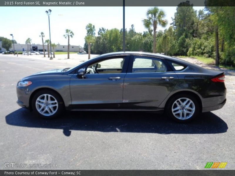 Magnetic Metallic / Dune 2015 Ford Fusion SE