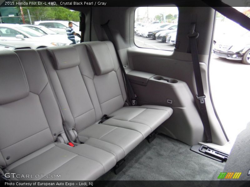 Crystal Black Pearl / Gray 2015 Honda Pilot EX-L 4WD