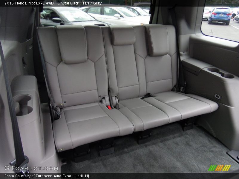 Crystal Black Pearl / Gray 2015 Honda Pilot EX-L 4WD