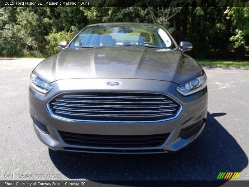 Magnetic Metallic / Dune 2015 Ford Fusion SE