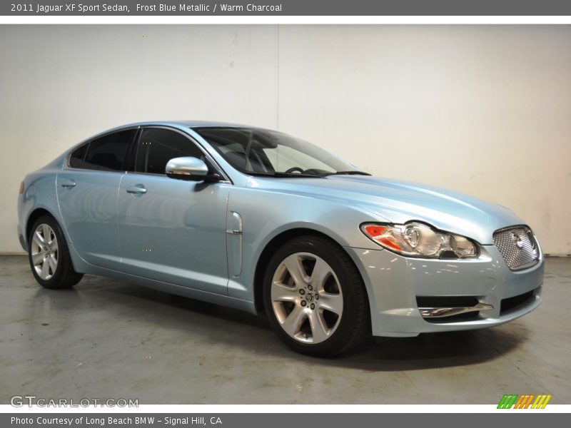 Frost Blue Metallic / Warm Charcoal 2011 Jaguar XF Sport Sedan