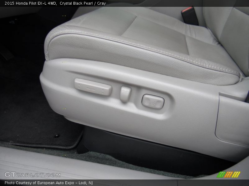 Crystal Black Pearl / Gray 2015 Honda Pilot EX-L 4WD