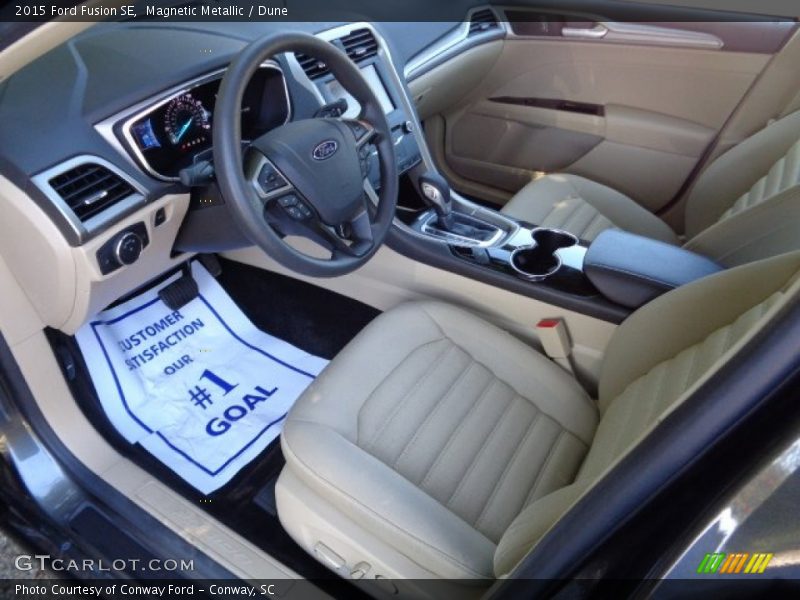 Magnetic Metallic / Dune 2015 Ford Fusion SE