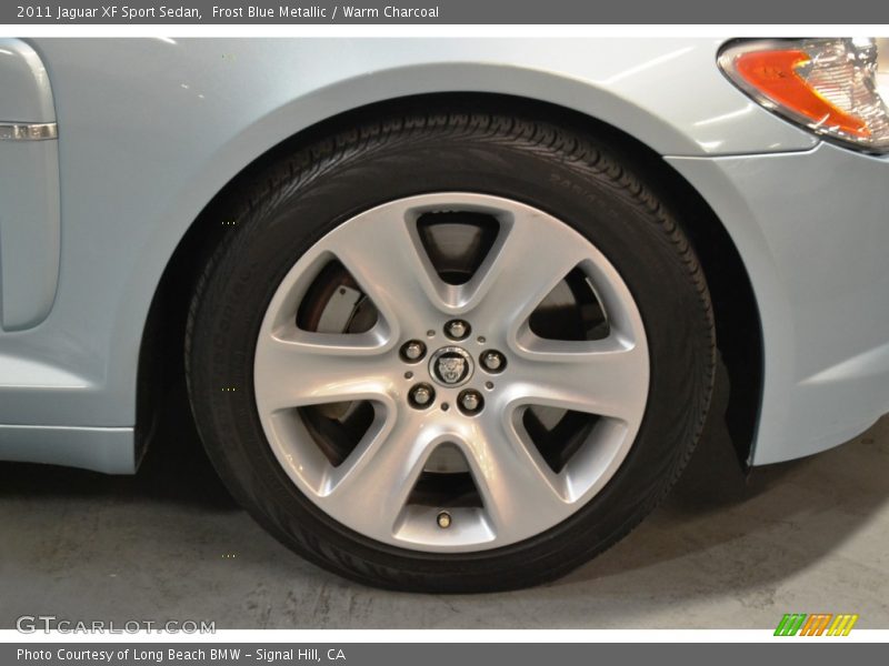 Frost Blue Metallic / Warm Charcoal 2011 Jaguar XF Sport Sedan