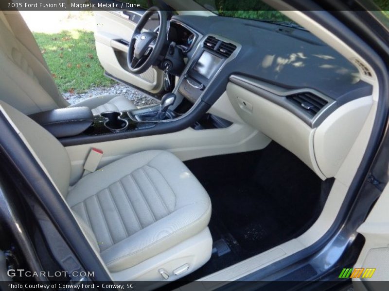 Magnetic Metallic / Dune 2015 Ford Fusion SE