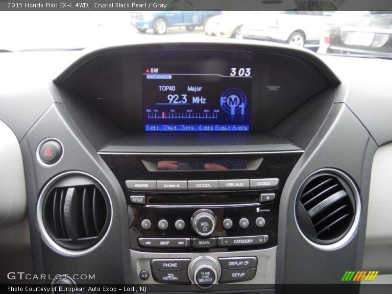 Crystal Black Pearl / Gray 2015 Honda Pilot EX-L 4WD