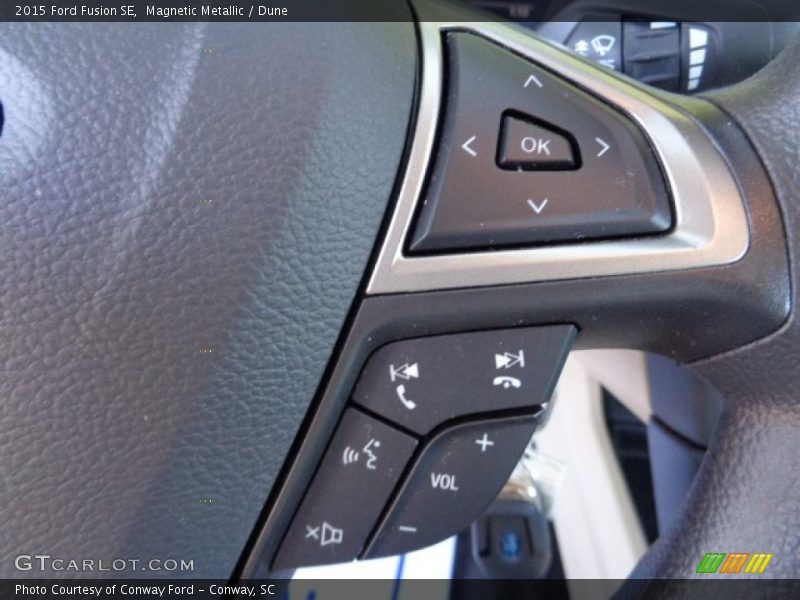 Magnetic Metallic / Dune 2015 Ford Fusion SE